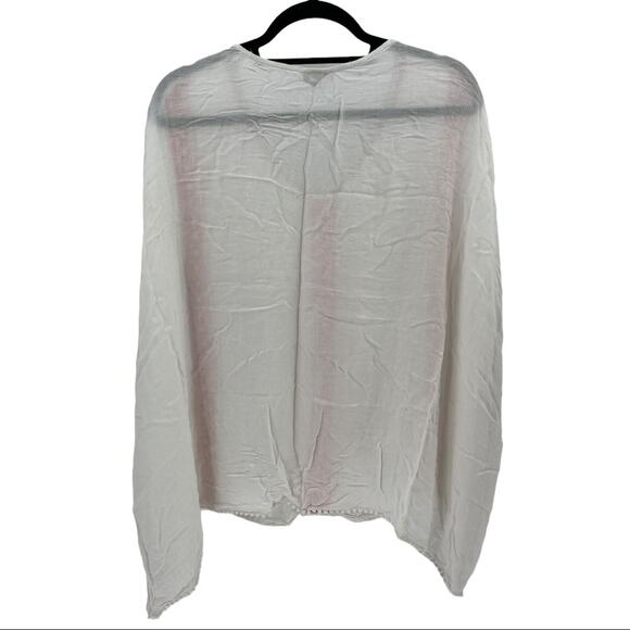 Merona Women's Lightweight Embroided Boho Swim Coverup Size Medium M - Picture 5 of 10